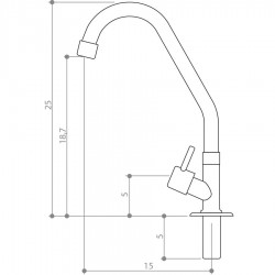 TORN COZ MESA GIRAT ALAVANCA METAL CR 3597 CIVITT