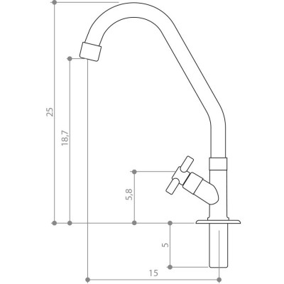 TORN COZ MESA GIRAT CRUZETA METAL CR 3598 CIVITT