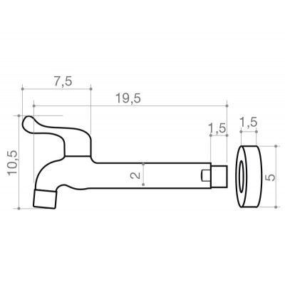 TORN PIA ALAVANCA 18CM C/AREJ ABS CR 1680 CIVITT