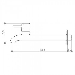 TORN PIA ALAVANCA 21CM METAL CR 3599 CIVITT