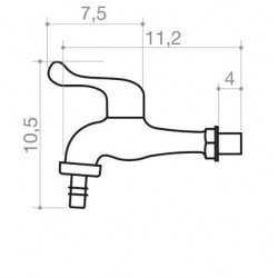 TORN TANQUE ALAVANCA ABS BR 2781 CIVITT