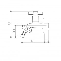 TORN TANQUE CRUZETA METAL CR 3606 CIVITT