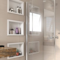 F - NICHO PLAST DE EMBUTIR FIBRA VIDRO ASTRA