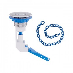 Botao Acio Sup Cr P/Cx Acop C/Corda 340213 Blukit