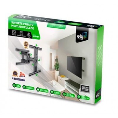 Suporte De Tv Articulado De Parede ELG A02v6n Para Tvs Planas E Curvas De 75  A 86 , Inclinação Horizontal E Vertical, P
