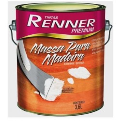 MASSA PARA MADEIRA BRANCO 3,6L RENNER