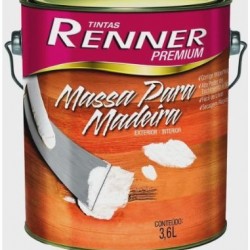 MASSA PARA MADEIRA BRANCO 3,6L RENNER