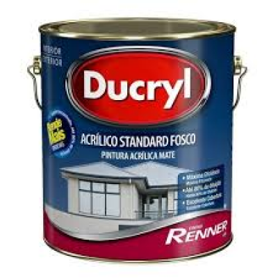 TINTA ACRIL STAND CINZA ABSOL FSC 3,6L DUCRYL