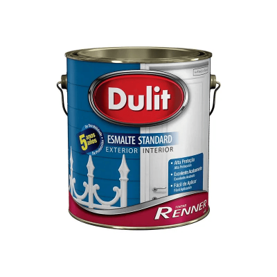 ESMALTE SINTETICO PRETO BR 3,6L DULIT