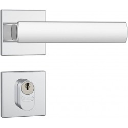 FECHADURA 803/35 ROSETA QUAD INOX STAM