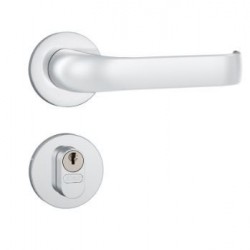 FECHADURA 803/37 ROSETA  INOX STAM