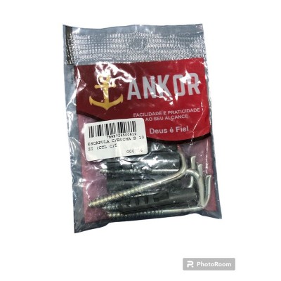 ESCAPULA C/BUCHA 10MM ZI C/5 0524 ANKOR