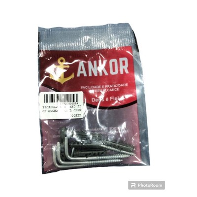 ESCAPULA C/BUCHA 06MM ZI C/5 - 0522 ANKOR