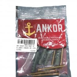 PARAF SEXT MAD 1/4X60 C/ BUCHA 10 C/2 ANKOR