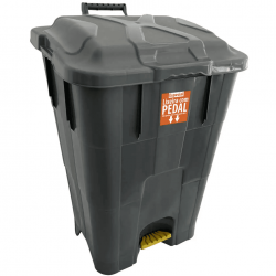 LIXEIRA C/ PEDAL 60L CORES ANTARES
