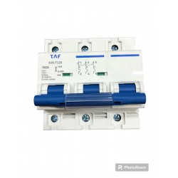 DISJUNTOR TRIPOLAR 100A 6KA DIN TAF