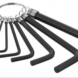 F - JOGO CHAVE ALLEN 8 PCS 1,5 A 8MM MELFI