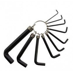 F - JOGO CHAVE ALLEN 10 PCS 1,5 A 10MM MELFI