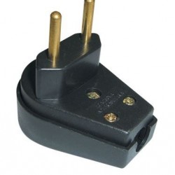 PINO PRENSA CABO GIGANTE 2P 10A 250V PT ILUMI