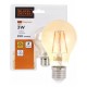 O - LAMPADA LED FILAMENTO A60 AMBAR 03W 2200K B&D