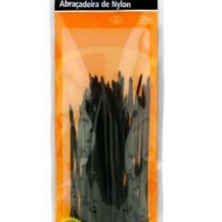 Abracadeira Nylon 2,5X200Mm Pt Foxlux