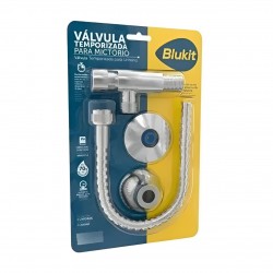 VALVULA P/ MICTORIO C/CAN E FLEX 30 CM CR BLUKIT