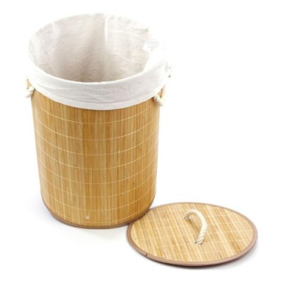 F - CESTO BAMBU C/TAMPA RED CLARA BM23263 MIMO