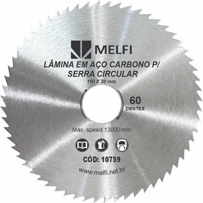 SERRA CIRCULAR 60D 4.3/8 - 110X20MM MELFI