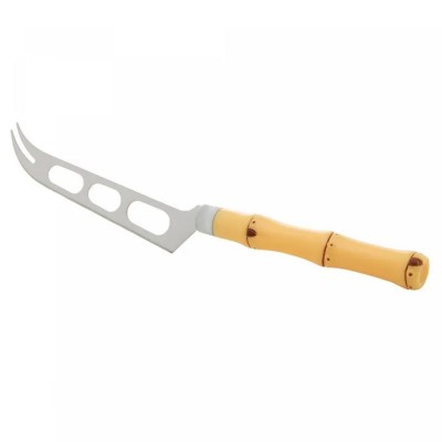 Faca p/Queijo de Inox c/Cabo em Plástico Bambu Natural Lyor