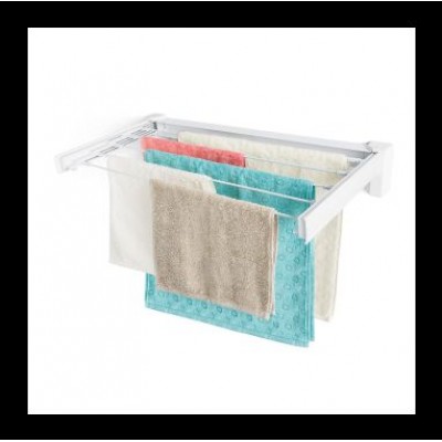 Varal Retrátil de Roupas Reforçado Branco de Plástico OR16390 Ordene