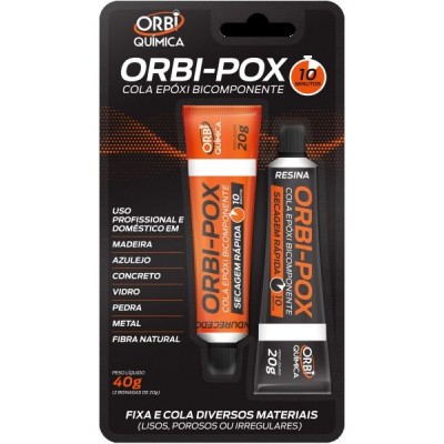 Cola Epoxi Bicomponente de 20g - Orbi