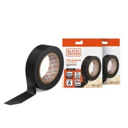 O - FITA ISOLANTE 19MMX20M PT B&D