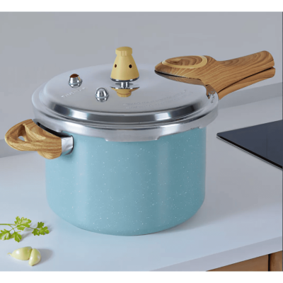 Panela de Pressão 4,2 Litros Antiaderente Cerâmica Verde Ceramic Life Pressure Brinox