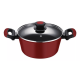 Caçarola Alumínio Forjado 24cm Everyday Vermelho - Oxford