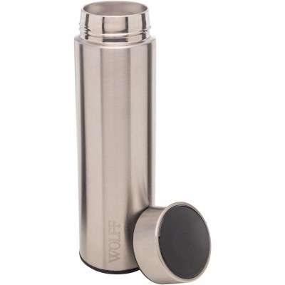 F - GARRAFA TERM INOX C/TERMOMETRO 500ML LED