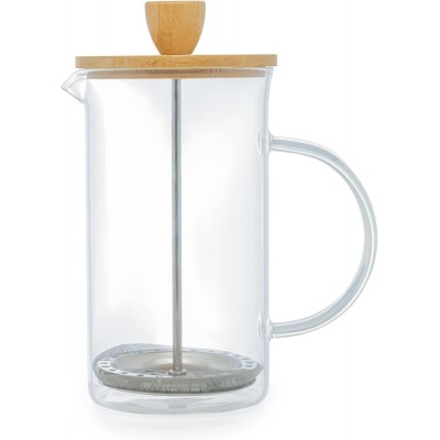 CAFETEIRA PRENSA TAMPA/BAMBU 600ML DE VIDRO WOLFF