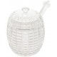 Meleira Cristal Pote de Mel Com Pegador Colmeia Bee 210ml Wolff