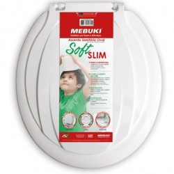 F - ASSENTO SANIT PVC SOFT SLIM BR MEBUKI