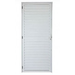 PORTA VENEZIANA ALUM BR 210X80 DIREITA SMG