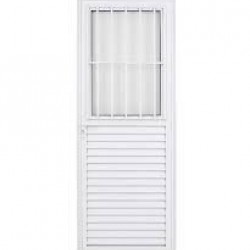 PORTA POSTIGO ALUM BR 210X80 DIR SMG