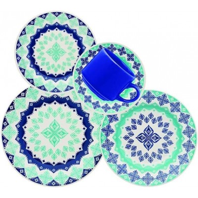 Aparelho E Jogo De Jantar E Chá 20 Peças Donna Lola Biona