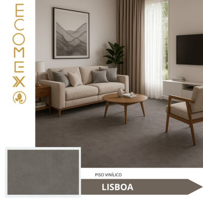 Piso Vinilico Ecomex Ecosquare Lisboa Cx 3,72M²