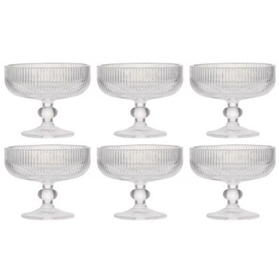 F - CJ 06 TACAS SOBREMESA 250ML SLEEK TC23231 MIMO