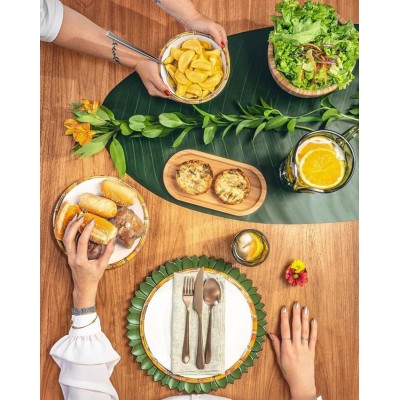 F - BANDEJA OVAL ECOKIT 24X11CM BM19132 MIMO