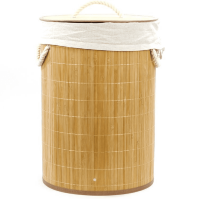 F - CESTO BAMBU C/TAMPA RED CLARA BM23263 MIMO