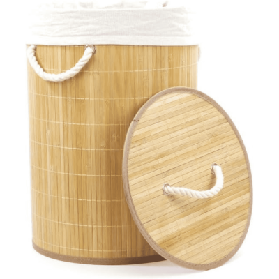 F - CESTO BAMBU C/TAMPA RED CLARA BM23263 MIMO