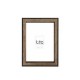 Porta Retrato 15x10 cm Resina Marrom Madeira Minimalista BTC