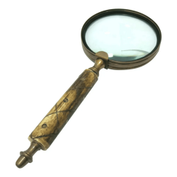 F - LUPA DE AUMENTO DE METAL BRONZE MEI0061 BTC