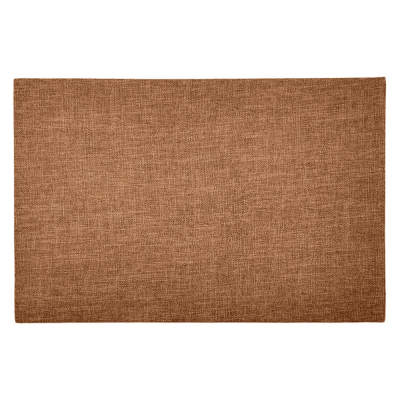 Jogo Americano Quadrado Marrom em Pu Mesa Posta 1 Pc BTC