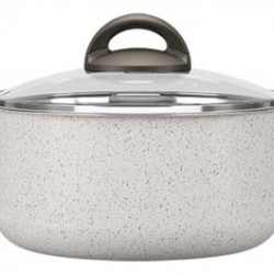 Jogo De Panelas 7 Peças Ceramic Life Suprema Vanilla Brinox